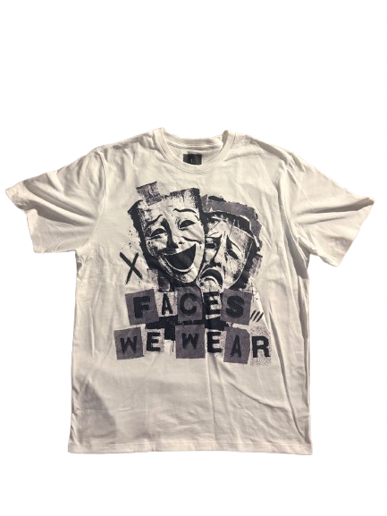 "Faces We Wear" Rhinestone Tee